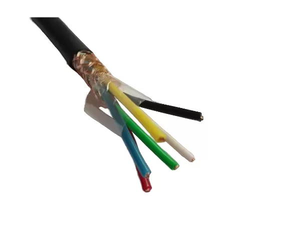 绝缘PVC护套编织屏蔽控制柔性电缆